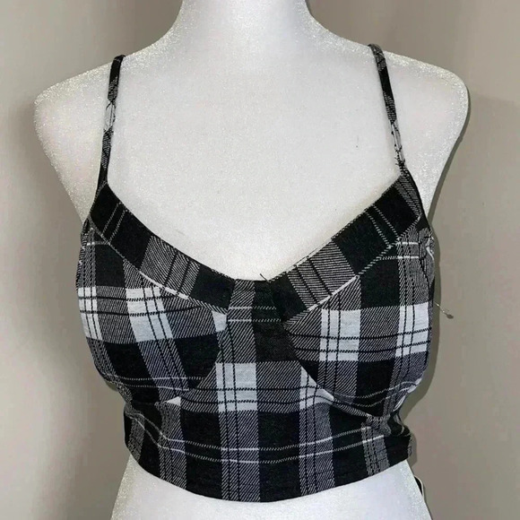 J For Justify Plaid Bustier - Picture 2 of 13